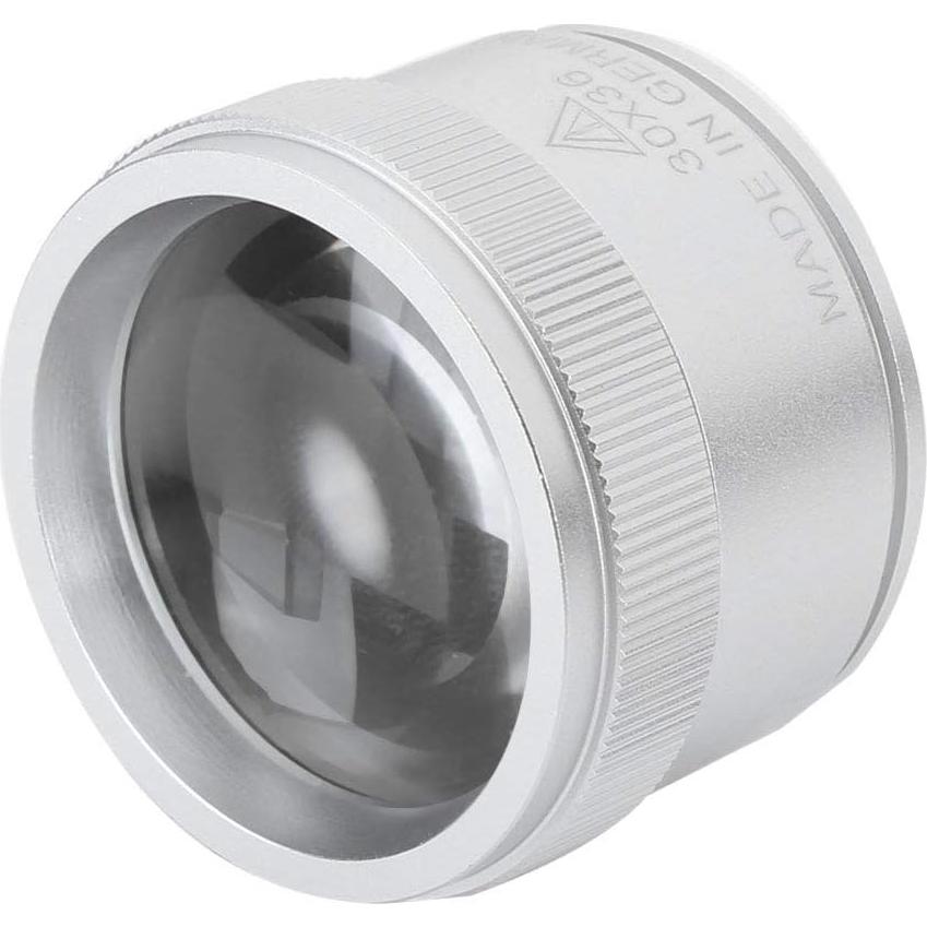 Lupa de Aumento 30X Cosiki Plata para Joyería y Antigüedades