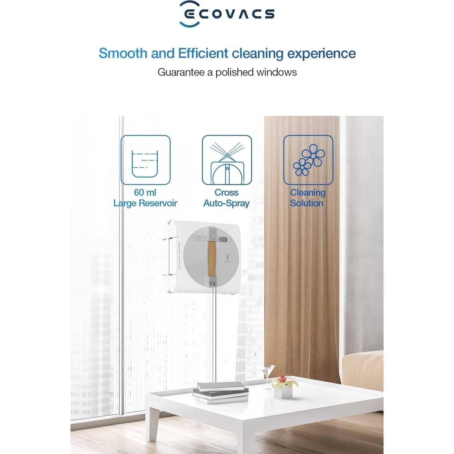 Robot de Limpieza de Ventanas ECOVACS Winbot W1 Pro 2800Pa