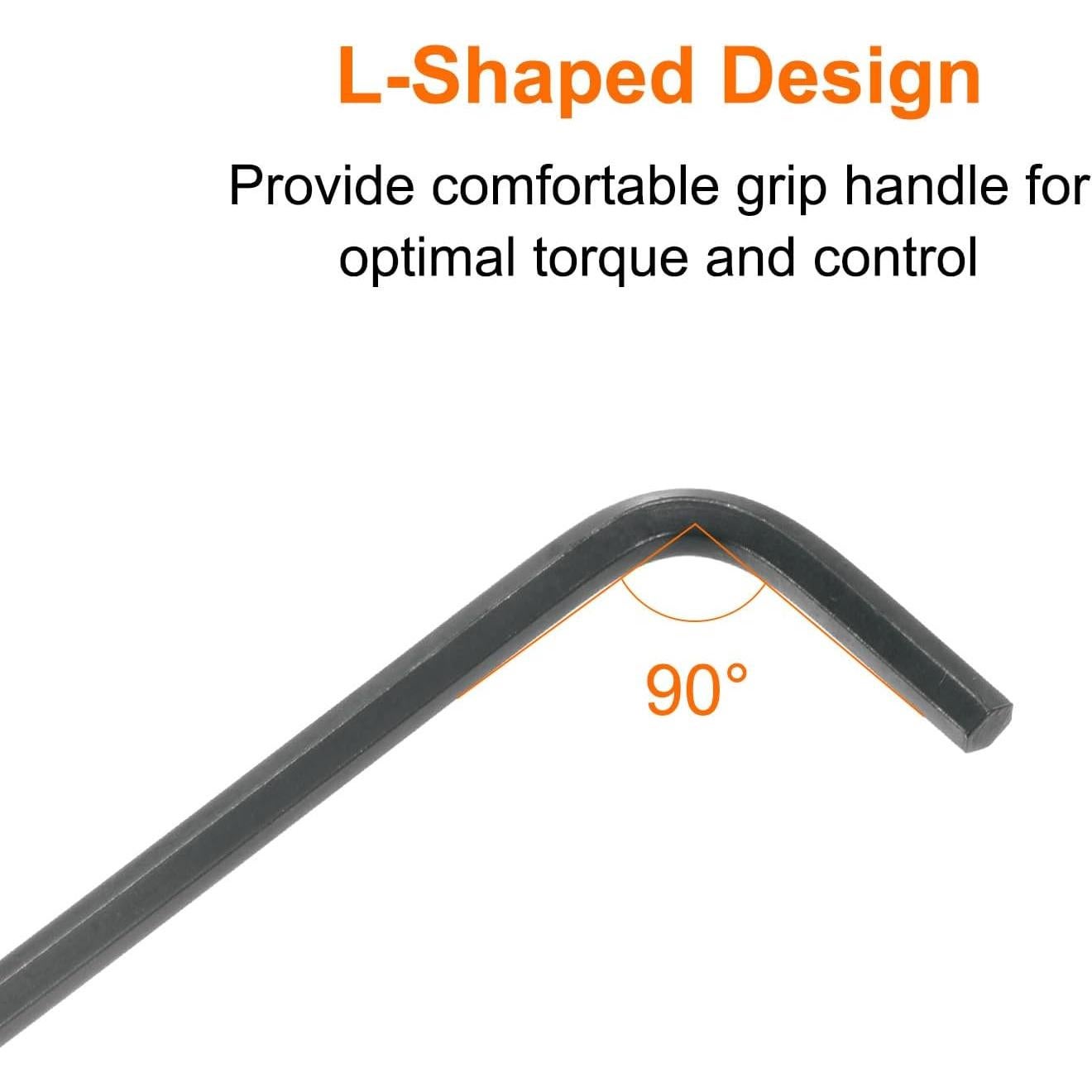 Juego de Llaves Allen HARFINGTON 4 Piezas Punta Esférica 1/8"