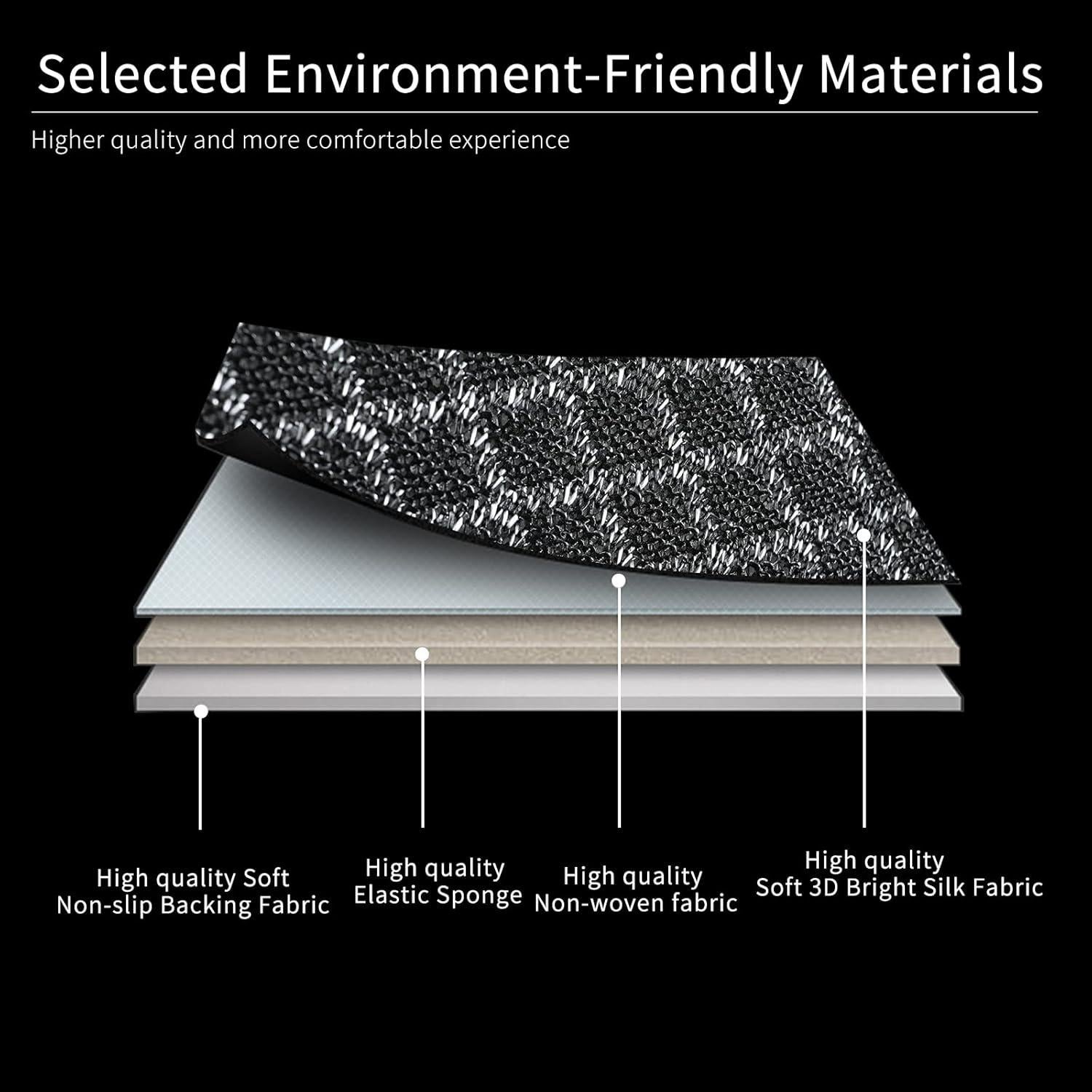 Bucket Seat Cover，Breathable Car Seat Cover,Front Seat Protector,Luxury Driver Seat Cover, Universal Car Seat Cushion,Suitable for All Seasons,Airbag Compatible(B-Black-2PCS)