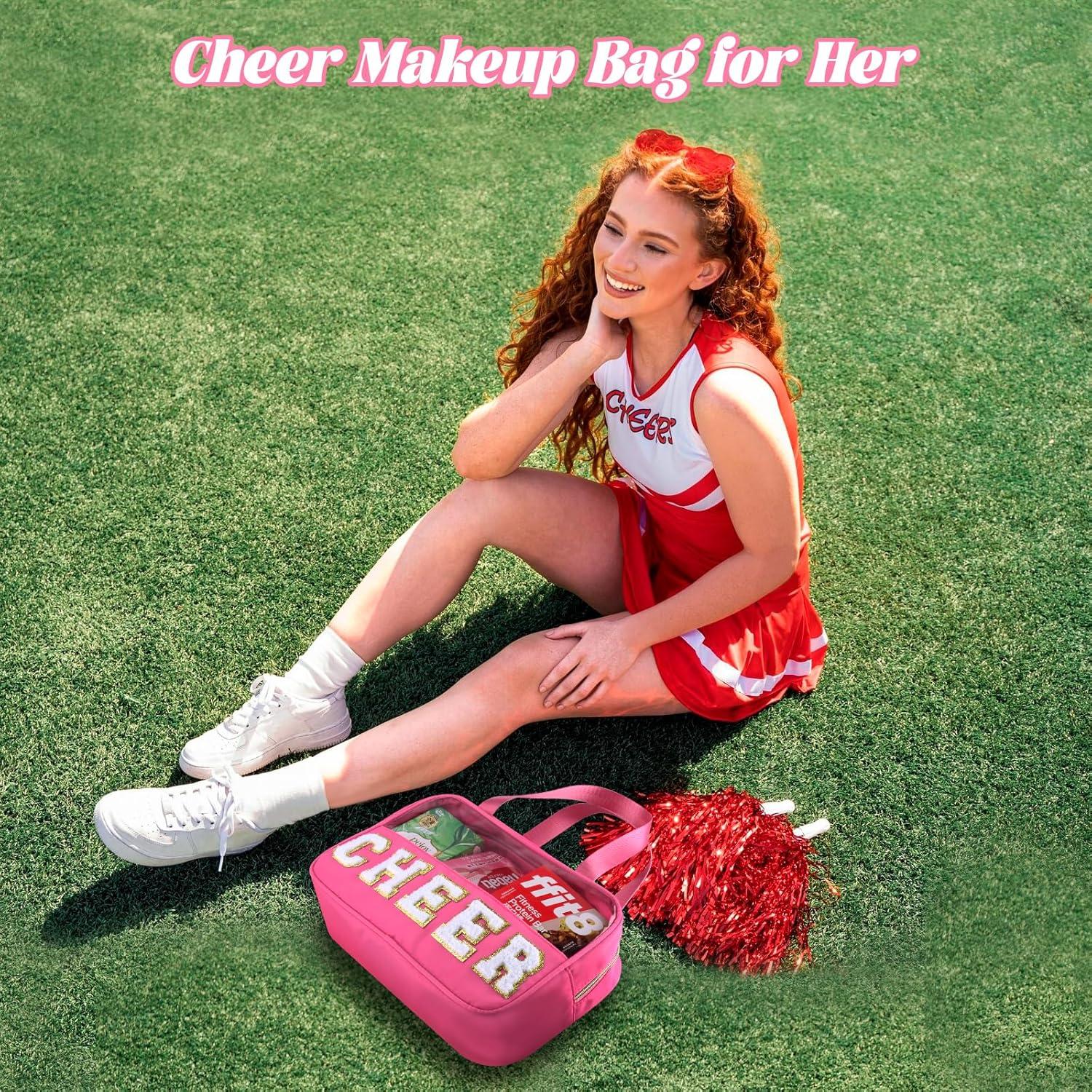 Bolsa de Maquillaje Transparente BuyCard con Asa y Cremallera