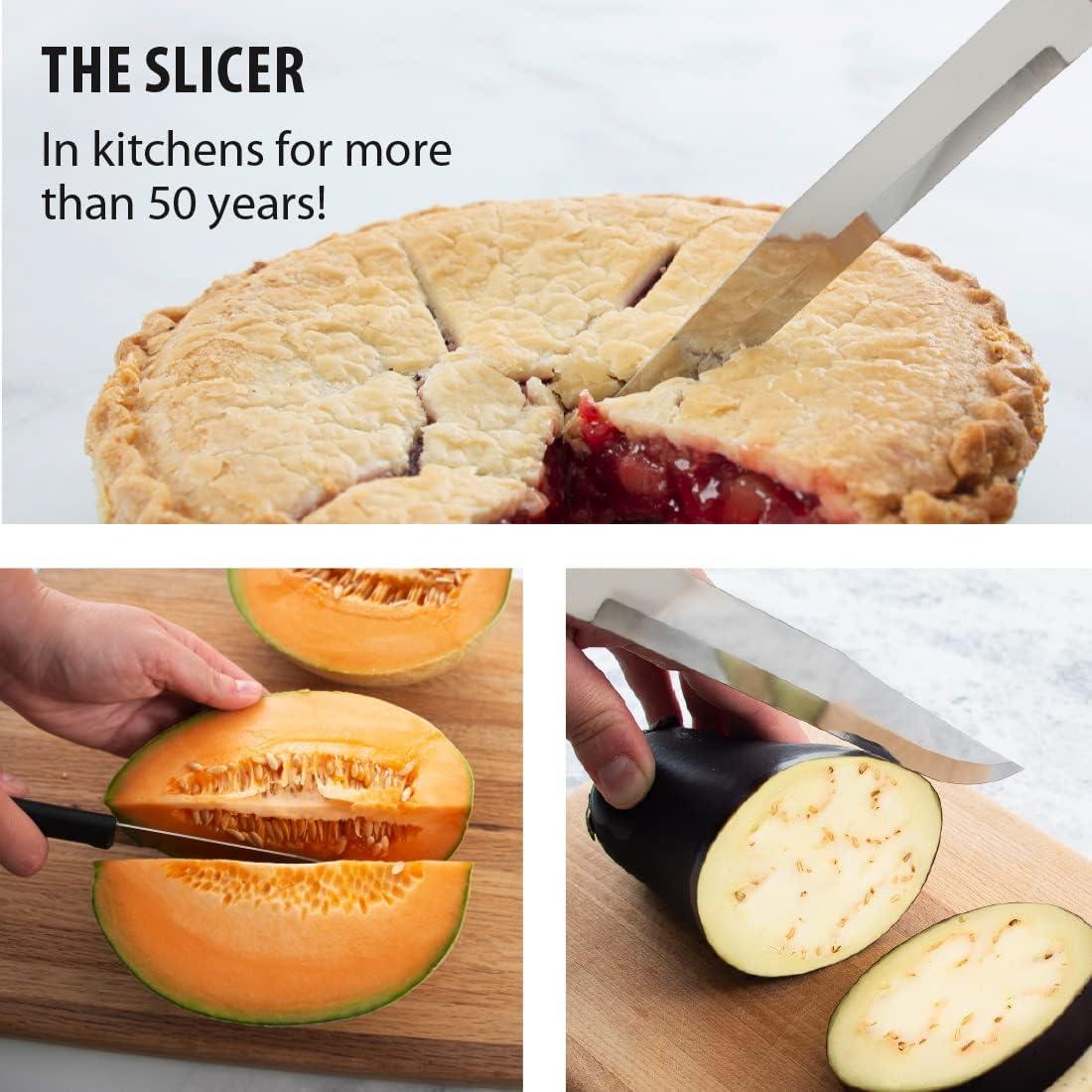 Cuchillo Cortador RADA W207, 17.78 cm Acero Inoxidable Negro