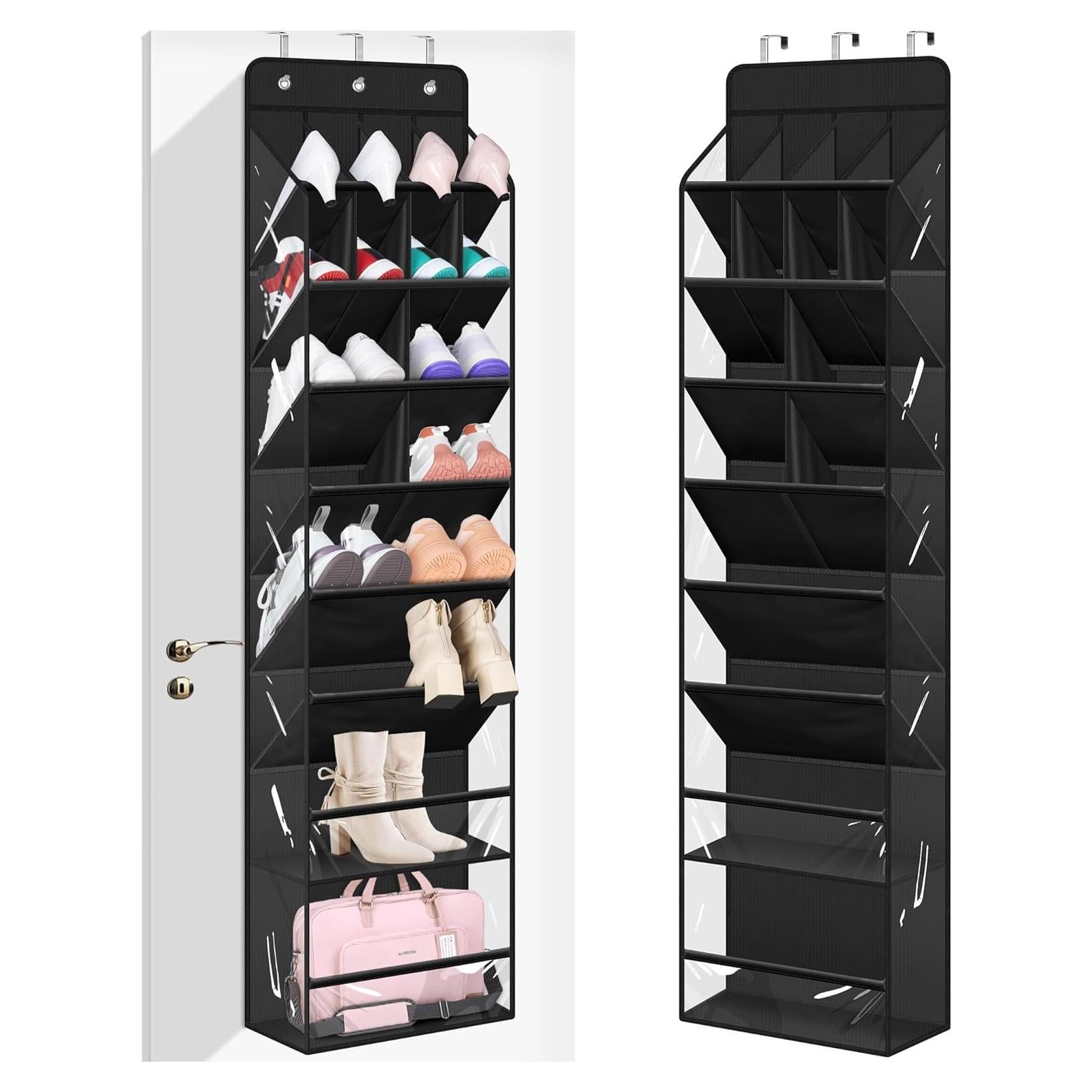 Organizador de Zapatos Colgante MISSLO Negro para 20 Pares