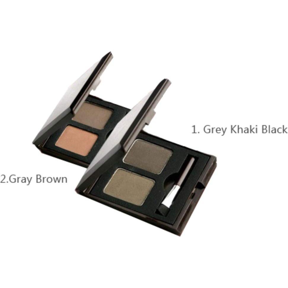 Polvo de Cejas SKINFOOD Chocolate Cacao 1.2g x 2 - Gris Caqui Negro