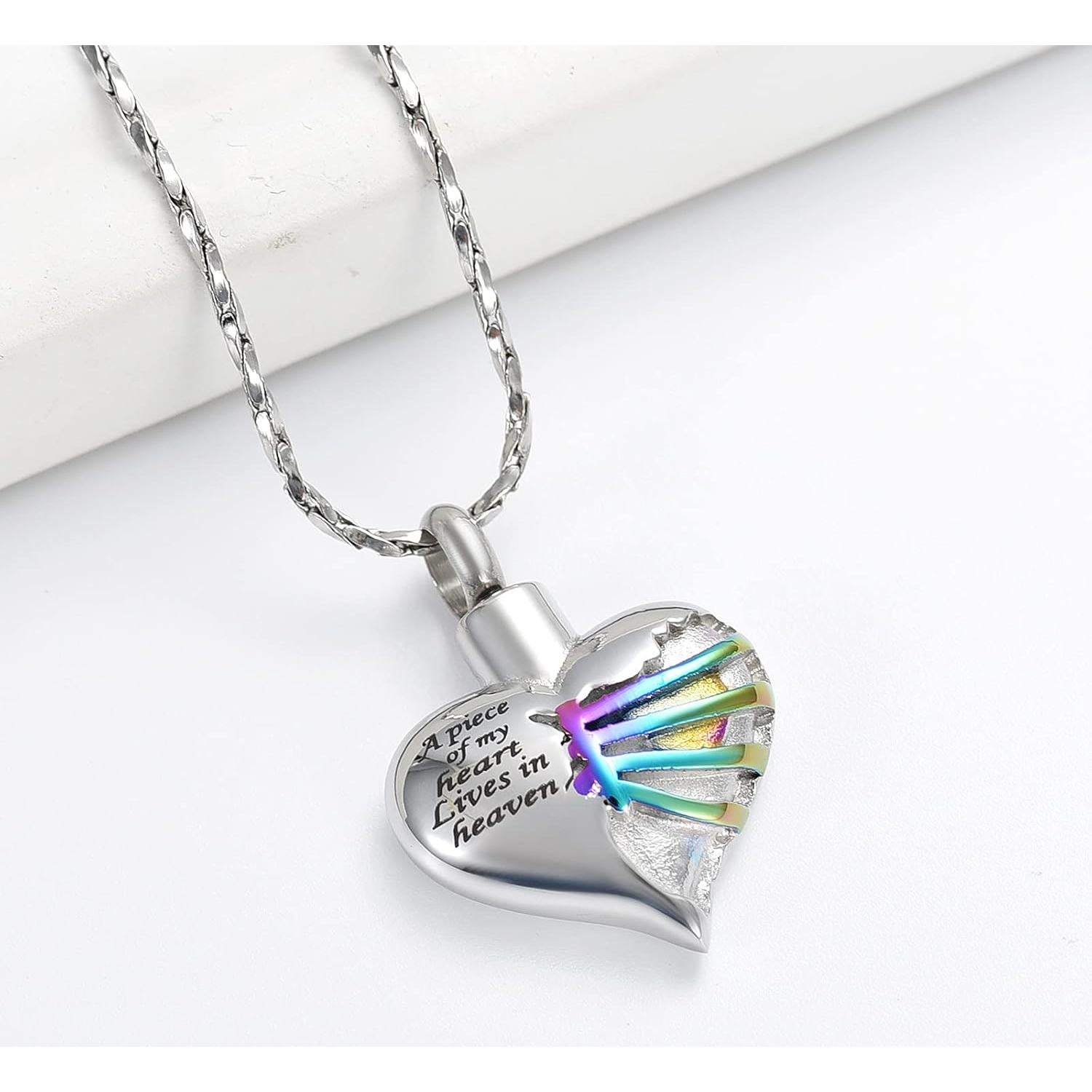 Collar de Urna de Cremación Imrsanl con Colgante para Cenizas