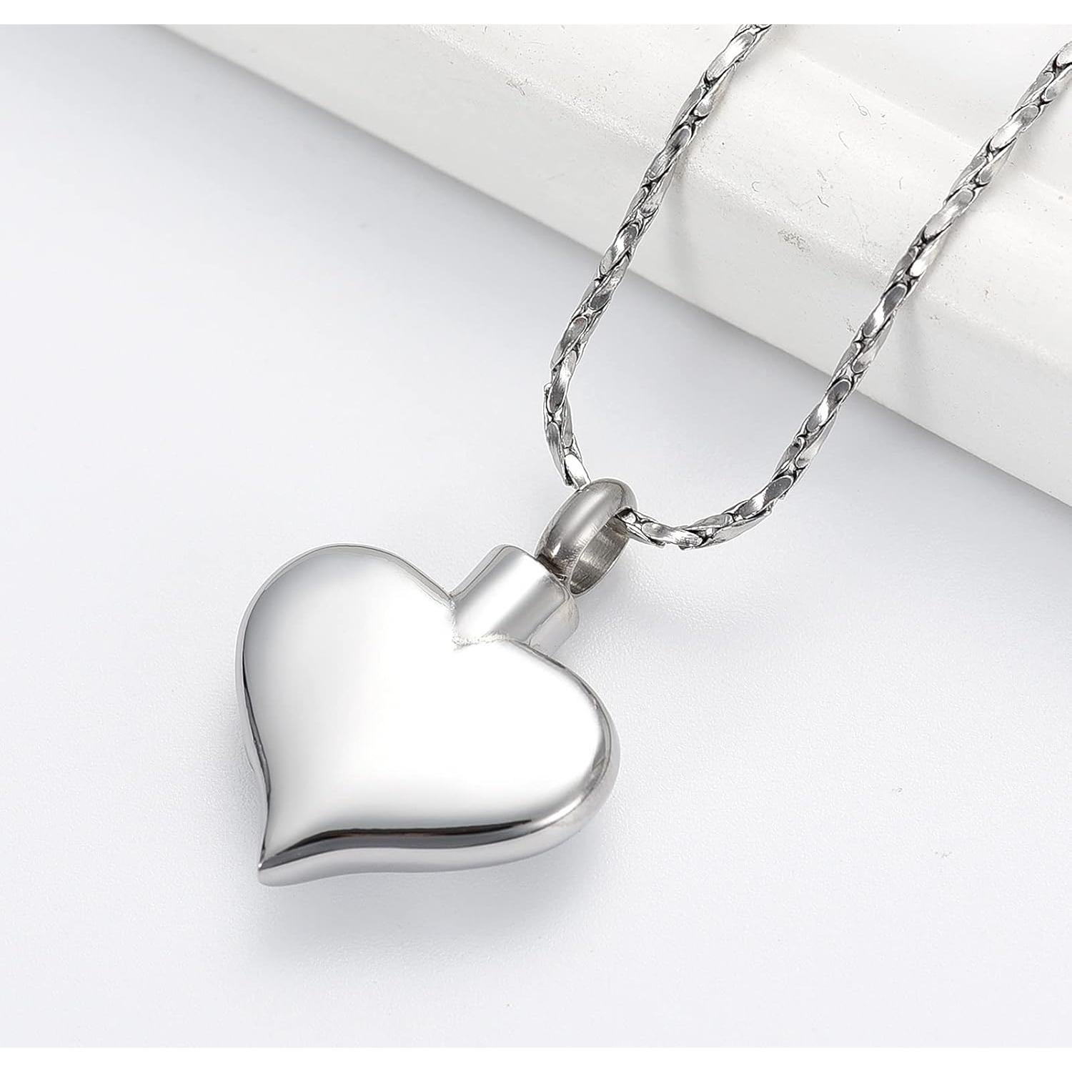 Collar de Urna de Cremación Imrsanl con Colgante para Cenizas