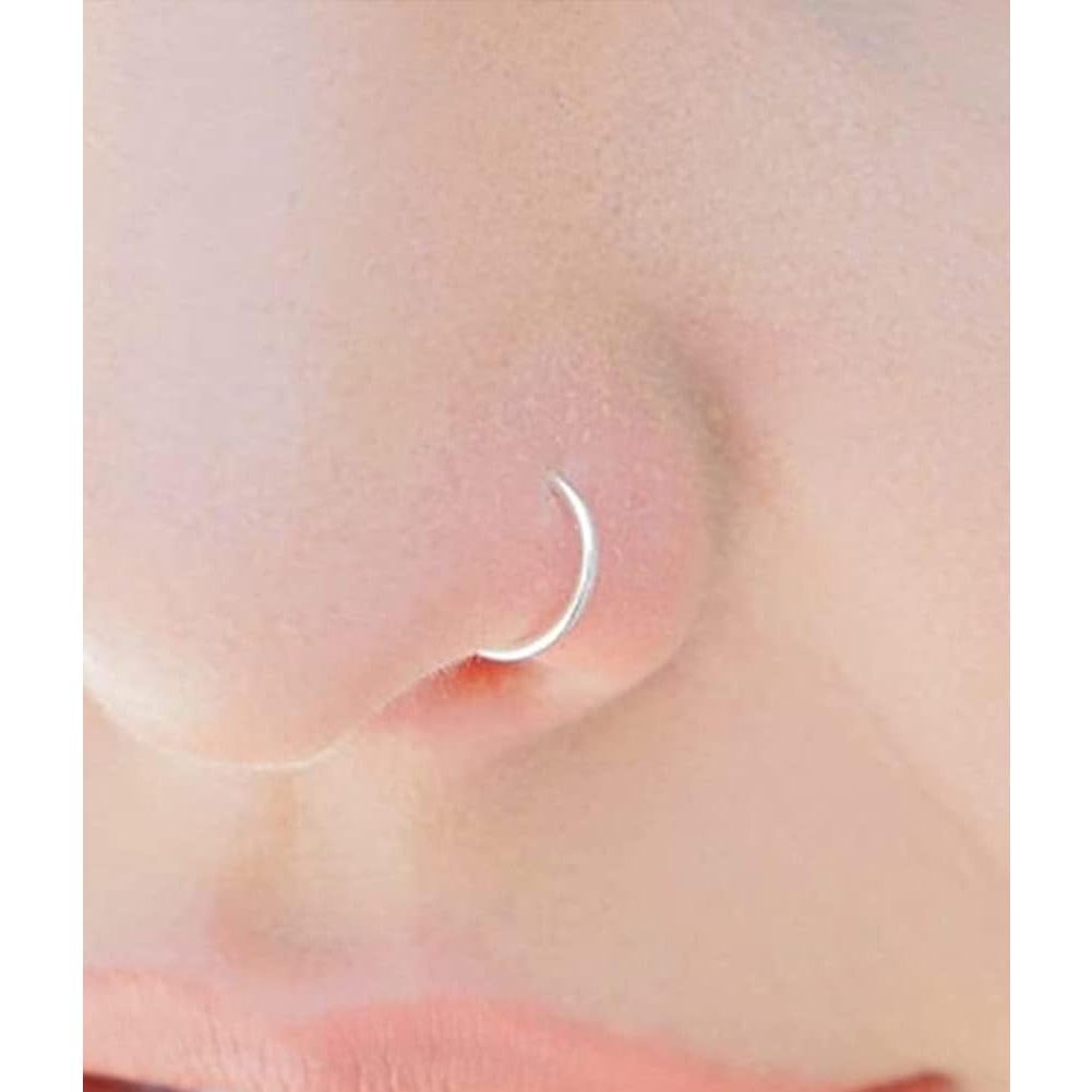 Aros Nasales MODRSA Acero Quirúrgico Hipoalergénico 8mm 22g