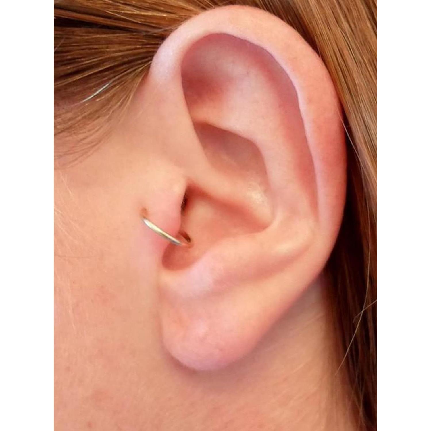 Aros Nasales MODRSA Acero Quirúrgico Hipoalergénico 8mm 22g