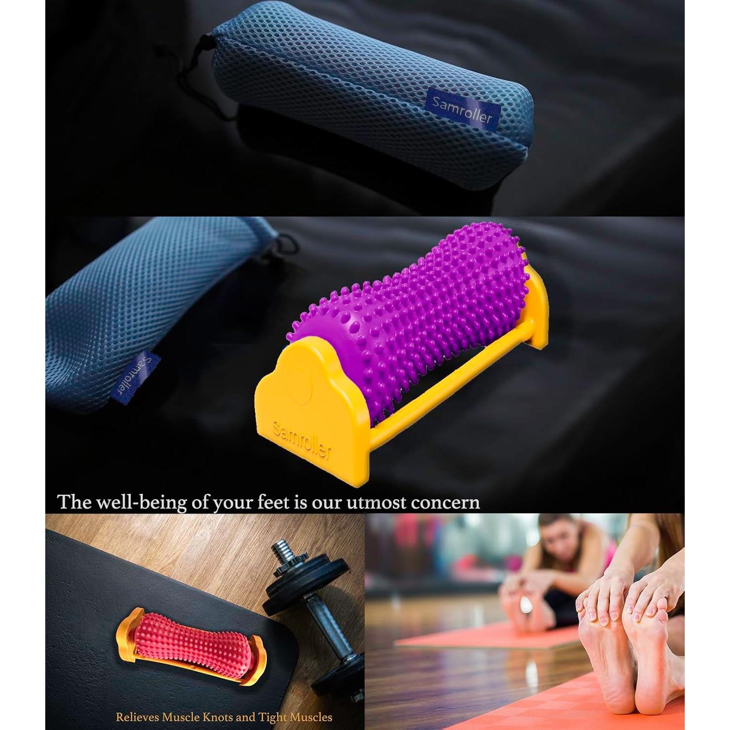 Rodillo Masajeador de Pies Samroller - Alivio Fascitis Plantar