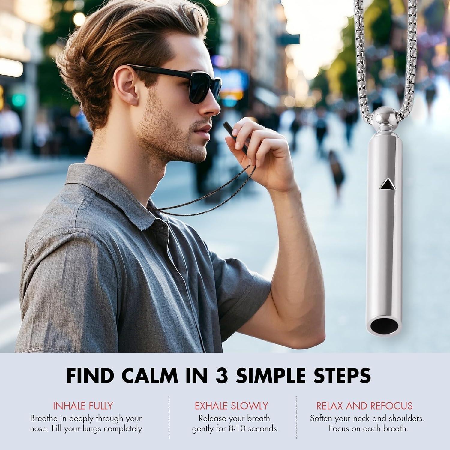 Collar de Respiración Anti Fumar AD ADASTONE - Alivio de Ansiedad