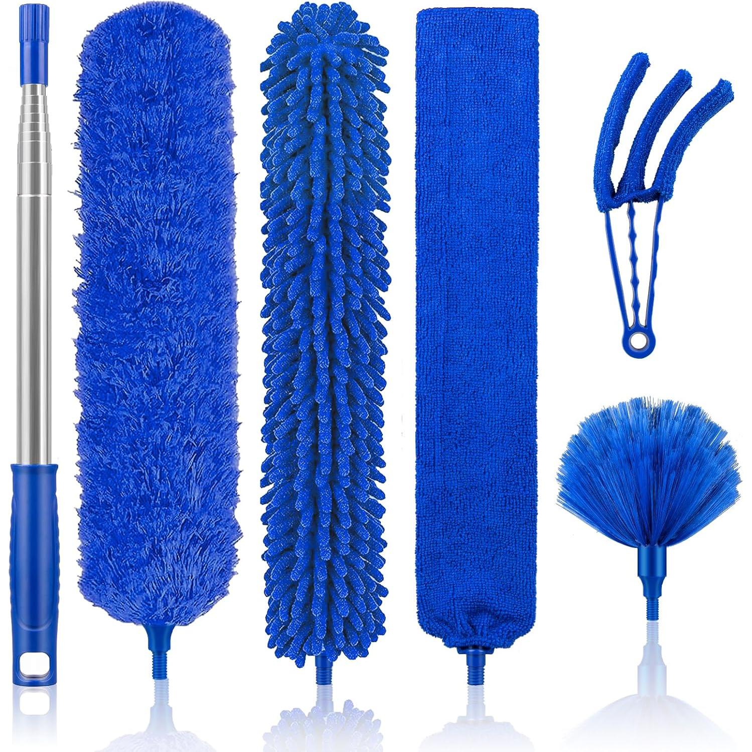 Trapeador Newliton Extensible 254 cm Microfibra 6 Piezas