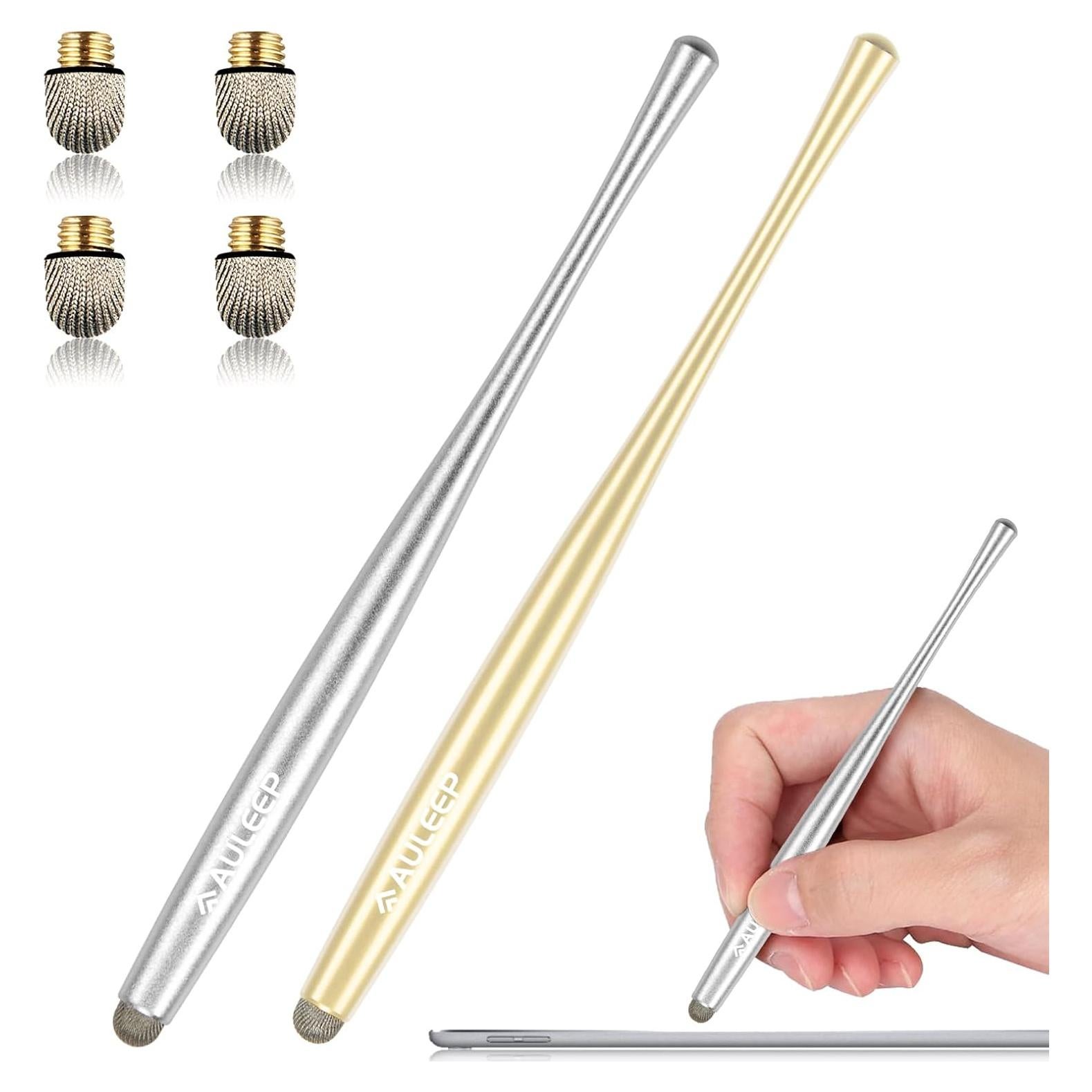 Bolígrafo Estilográfico AULEEP Capacitivo 2 Piezas con 4 Puntas