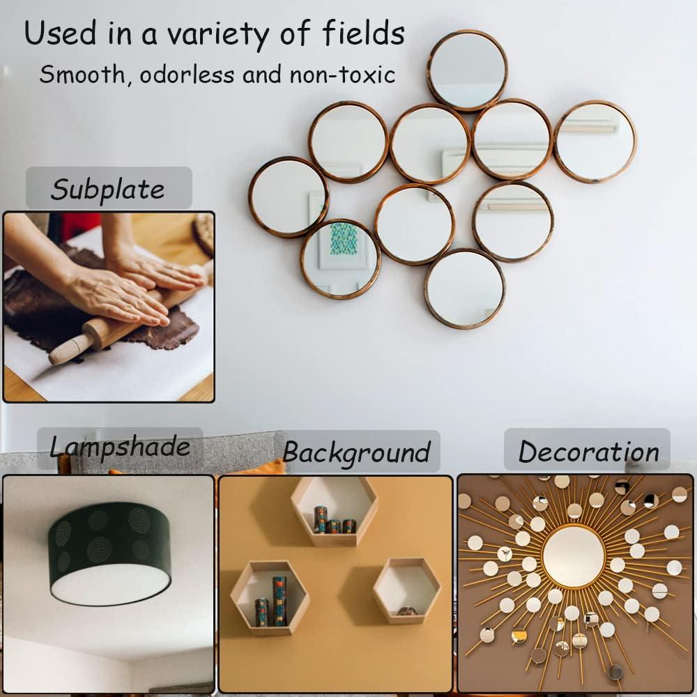 10 Hojas Plantillas Mylar 30.5x30.5cm 10mil PET Reutilizables