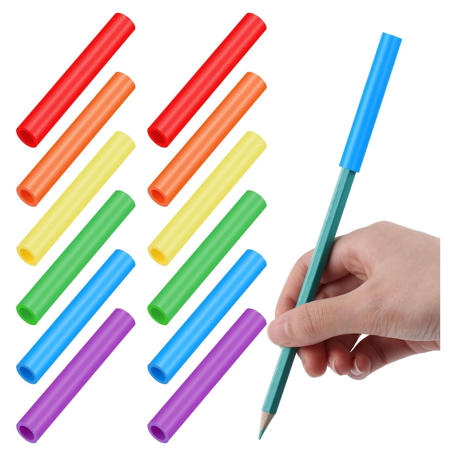 Toppers de Lápiz Masticables Tinlade 24 Pcs Silicona 6.6 cm