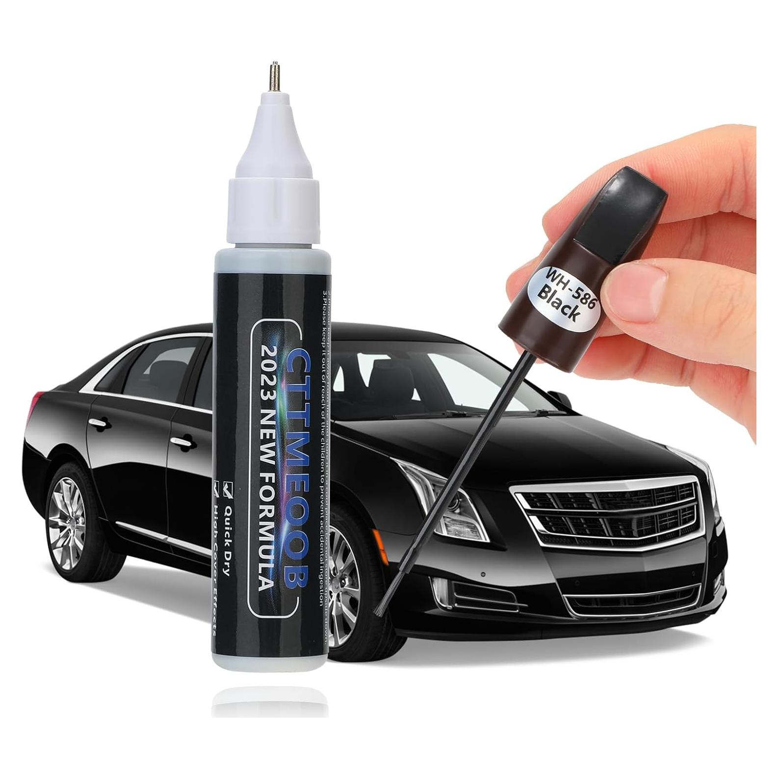 Pintura de Retoque CTTMEOOB 12 ml Negra para Arañazos de Coche