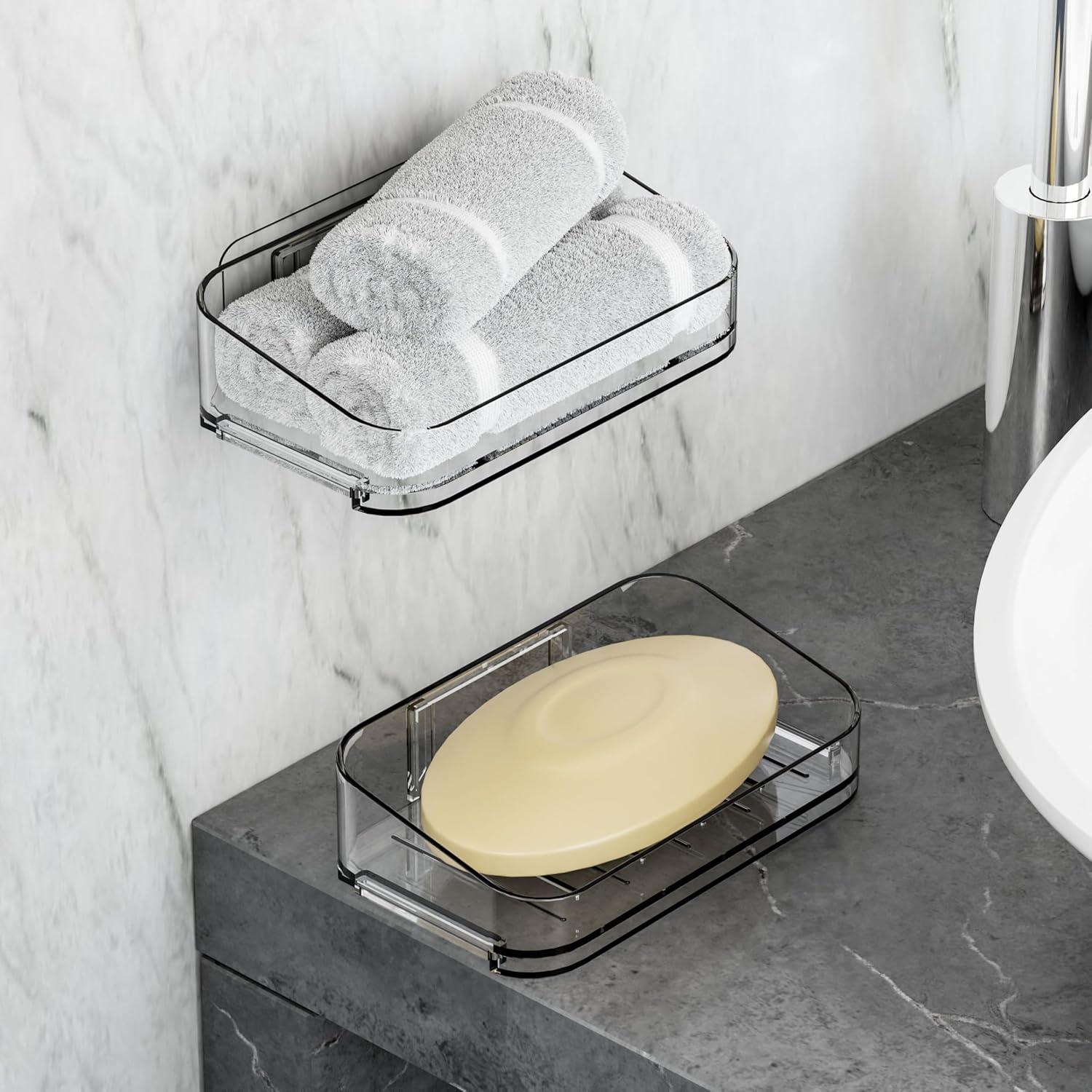 Soporte Adhesivo para Jabón en Barra SuoXing - 2 Piezas