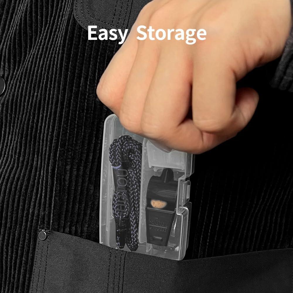 Silbato de Acero Inoxidable HUTOU L4820SH - 2 Pcs con Cordón