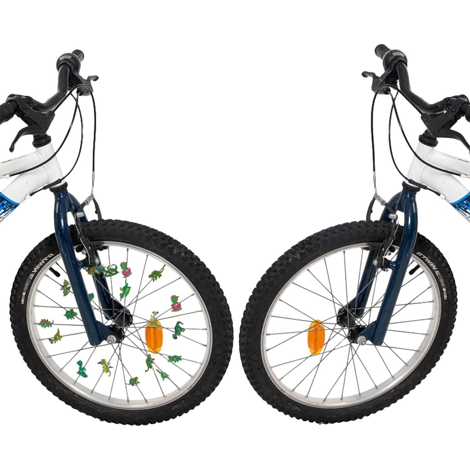 Decoraciones de Radios de Bicicleta Wheely Bikes - 36 Piezas Dinosaurios