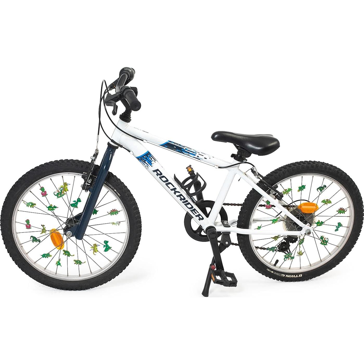 Decoraciones de Radios de Bicicleta Wheely Bikes - 36 Piezas Dinosaurios