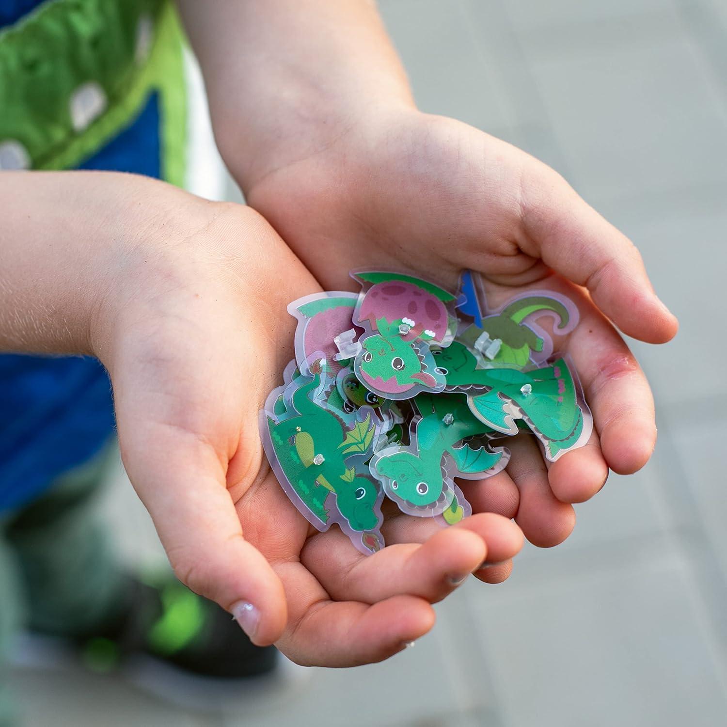 Decoraciones de Radios de Bicicleta Wheely Bikes - 36 Piezas Dinosaurios