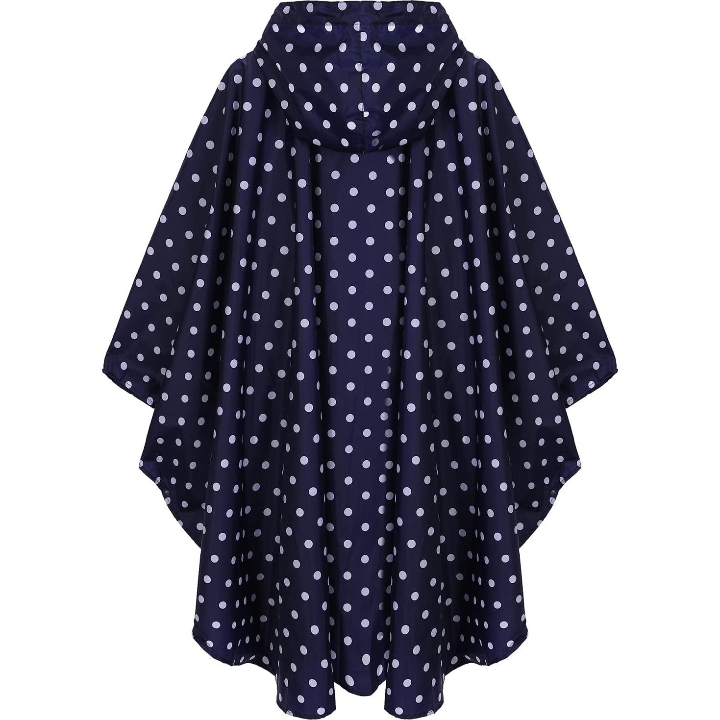 Poncho de Lluvia Impermeable POWINSUN Talla Única Azul
