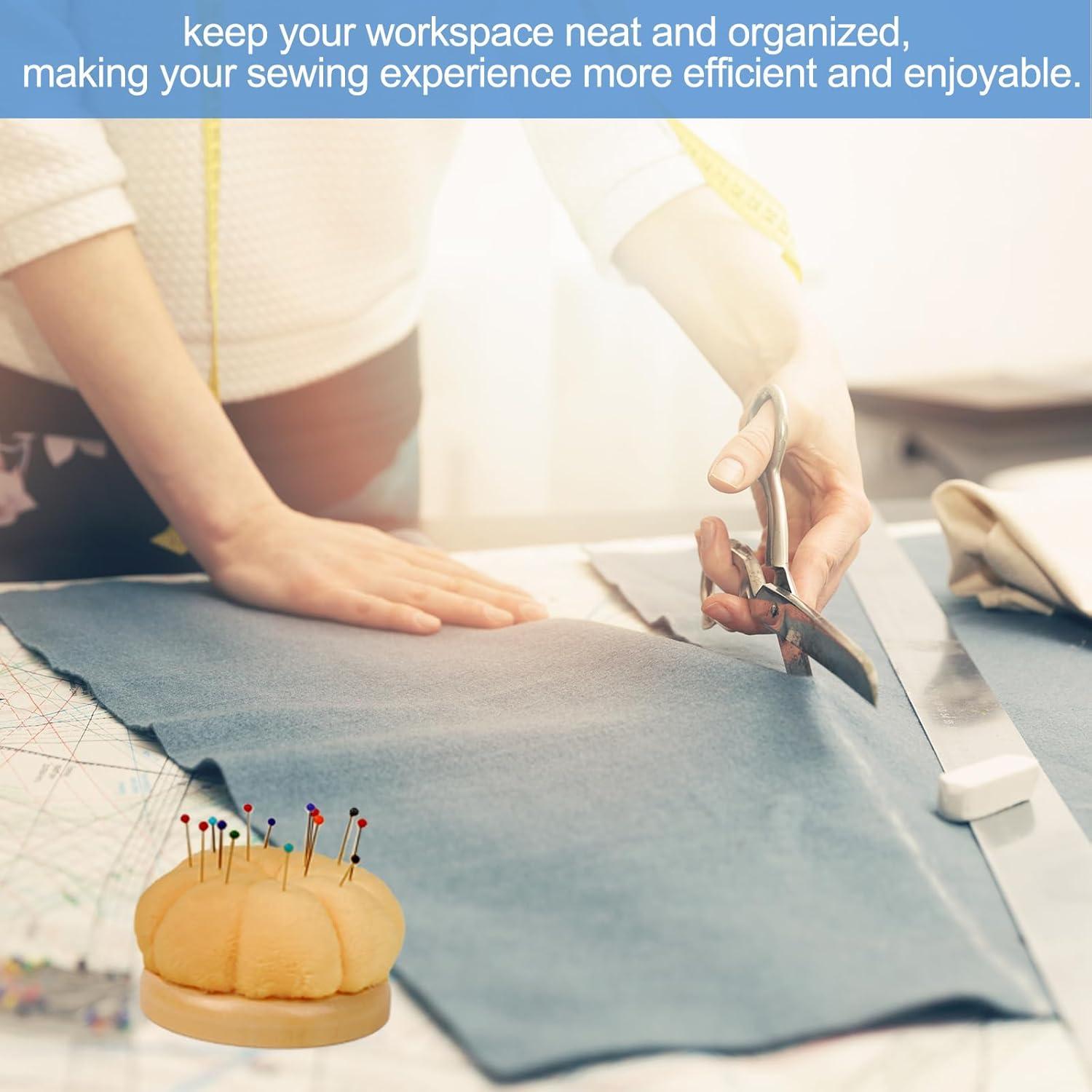 Almohadilla de Alfileres Hilltian con Base de Madera y 100 Alfileres