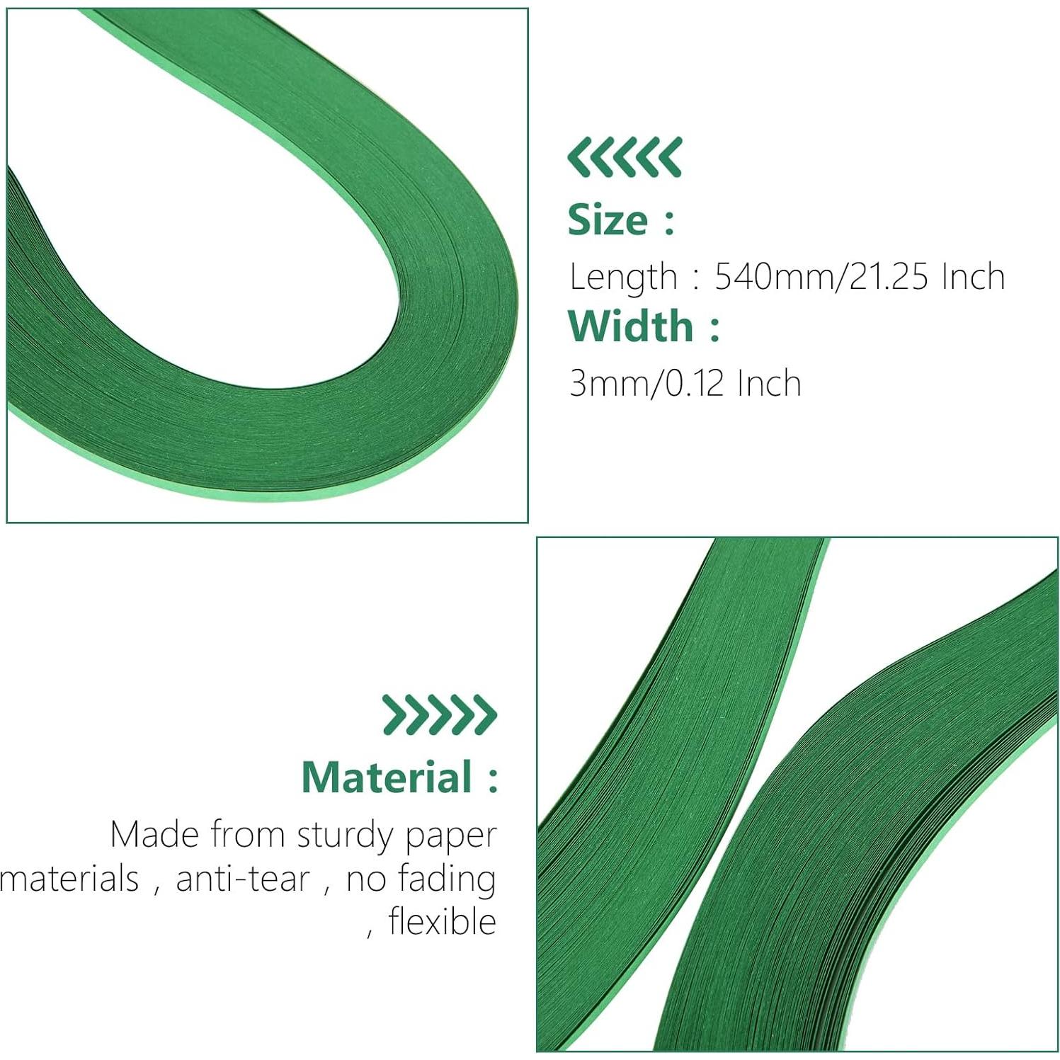 Tiras de Papel para Quilling QTLCOHD 35 Colores 3mm 54cm