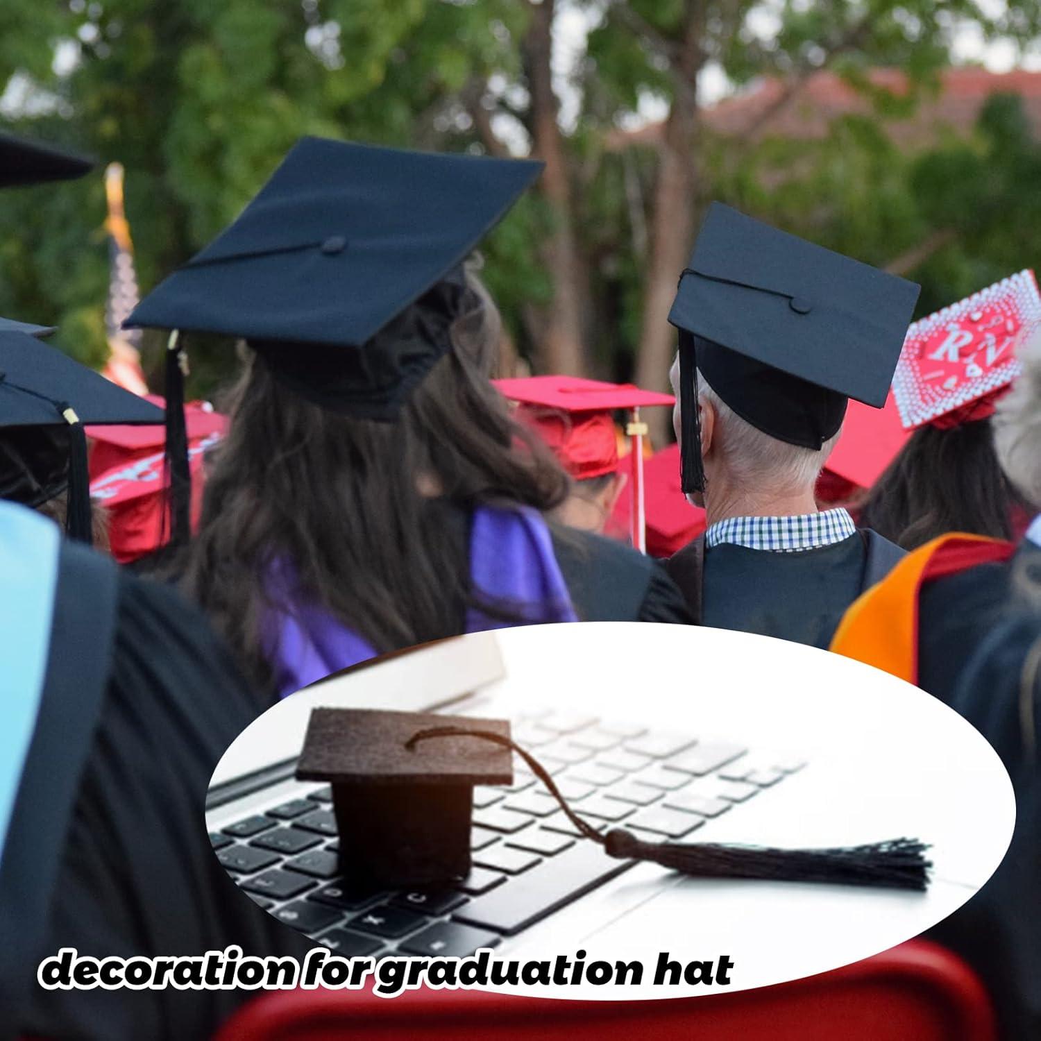 150 Borlas Negras de Seda para Manualidades MUXGOA - 13.97 cm