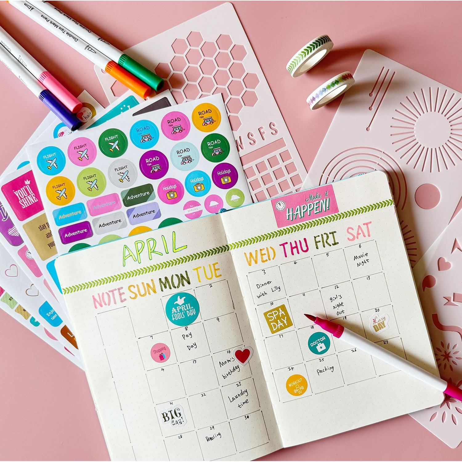 Kit de Diario A5 Thisness con 160 Páginas y Accesorios