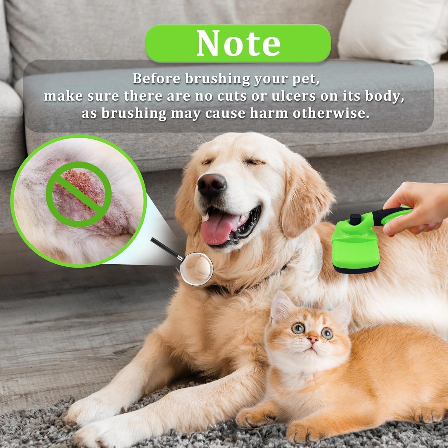 Cepillo Autolimpiante para Mascotas QianRuiDa - Pelo Largo y Corto