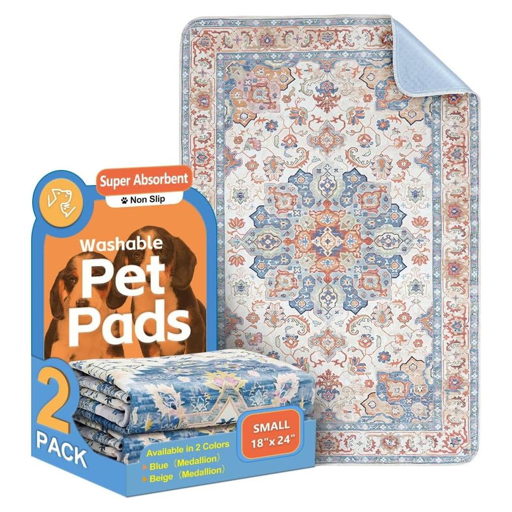 Alfombrillas Lavables ULIGOTA para Perros 61x46cm Paquete de 2