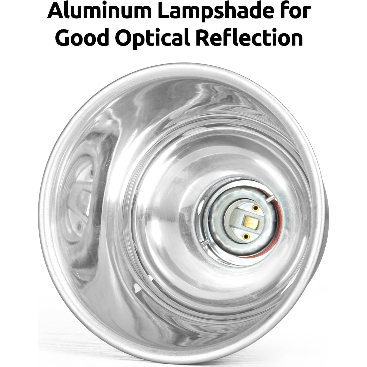 Lámpara de Reptiles REPTIZOO con Termostato Regulable 100W