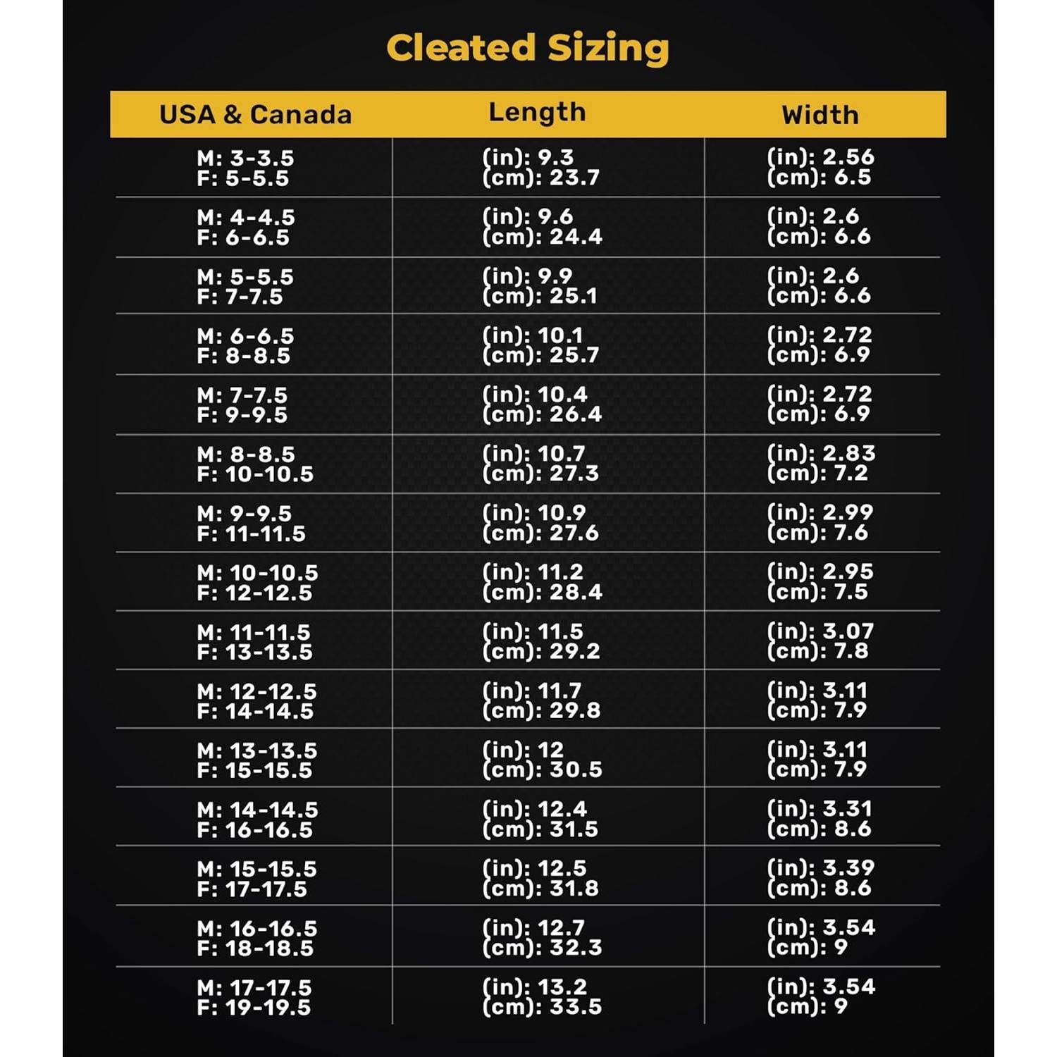 Plantillas VKTRY Gold de fibra de carbono para fútbol y pista - Hombres 3-3.5, Mujeres 5-5.5