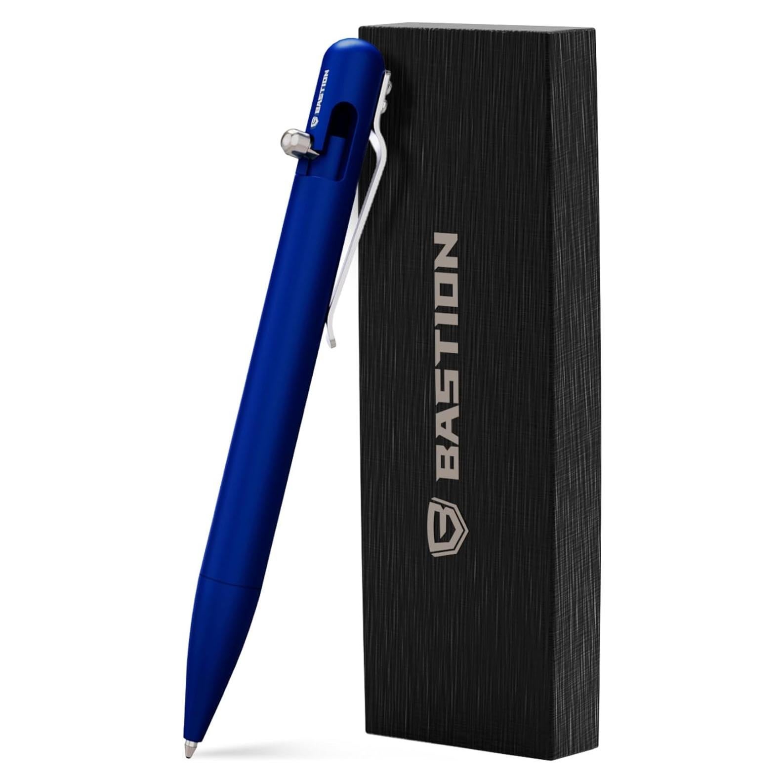 Bolígrafo BASTION Profesional de Aluminio Azul 0.5mm