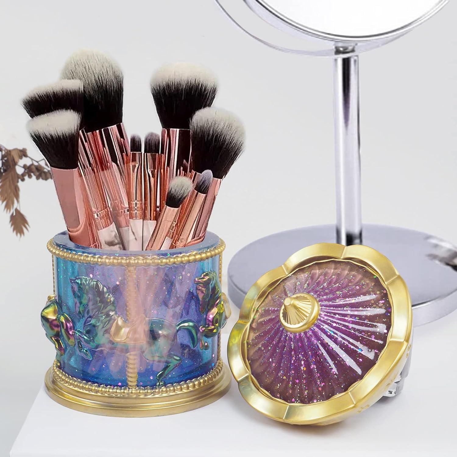 Moldes de Silicona para Tarro de Resina Voaesdk - Carrusel