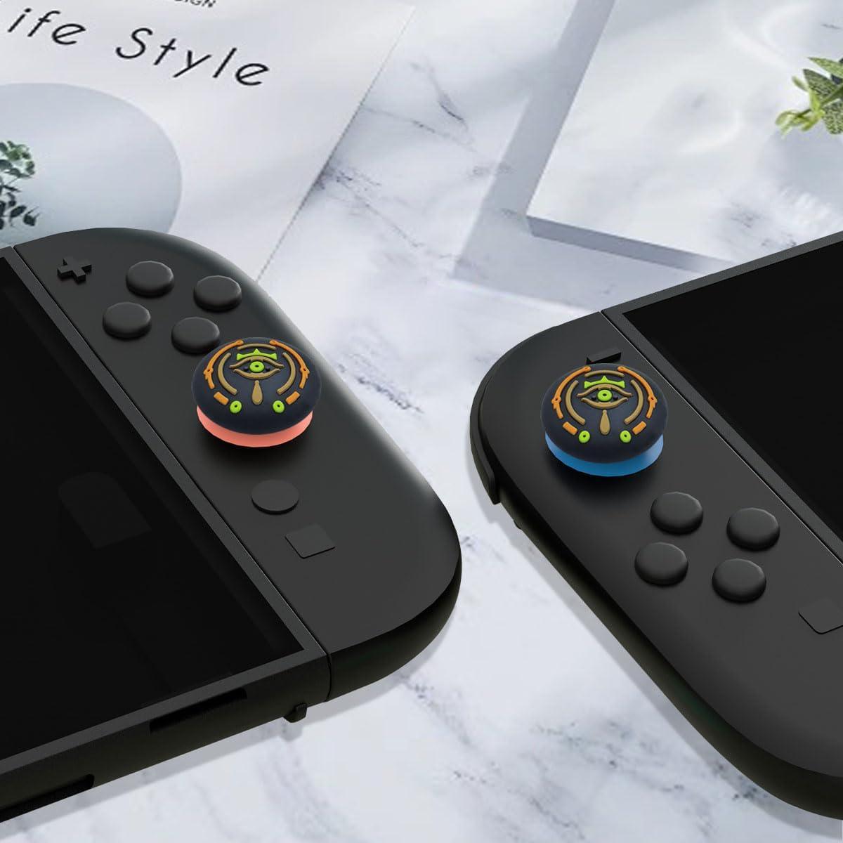 Tapas de agarre para pulgar Nintendo Switch 2 Sunmike 4 Pcs