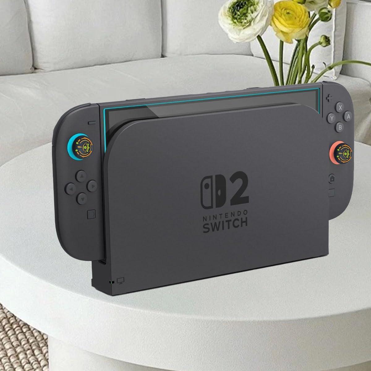 Tapas de agarre para pulgar Nintendo Switch 2 Sunmike 4 Pcs