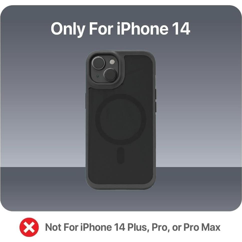 Funda BLACK+DECKER para iPhone 14, Protección Militar, Negro