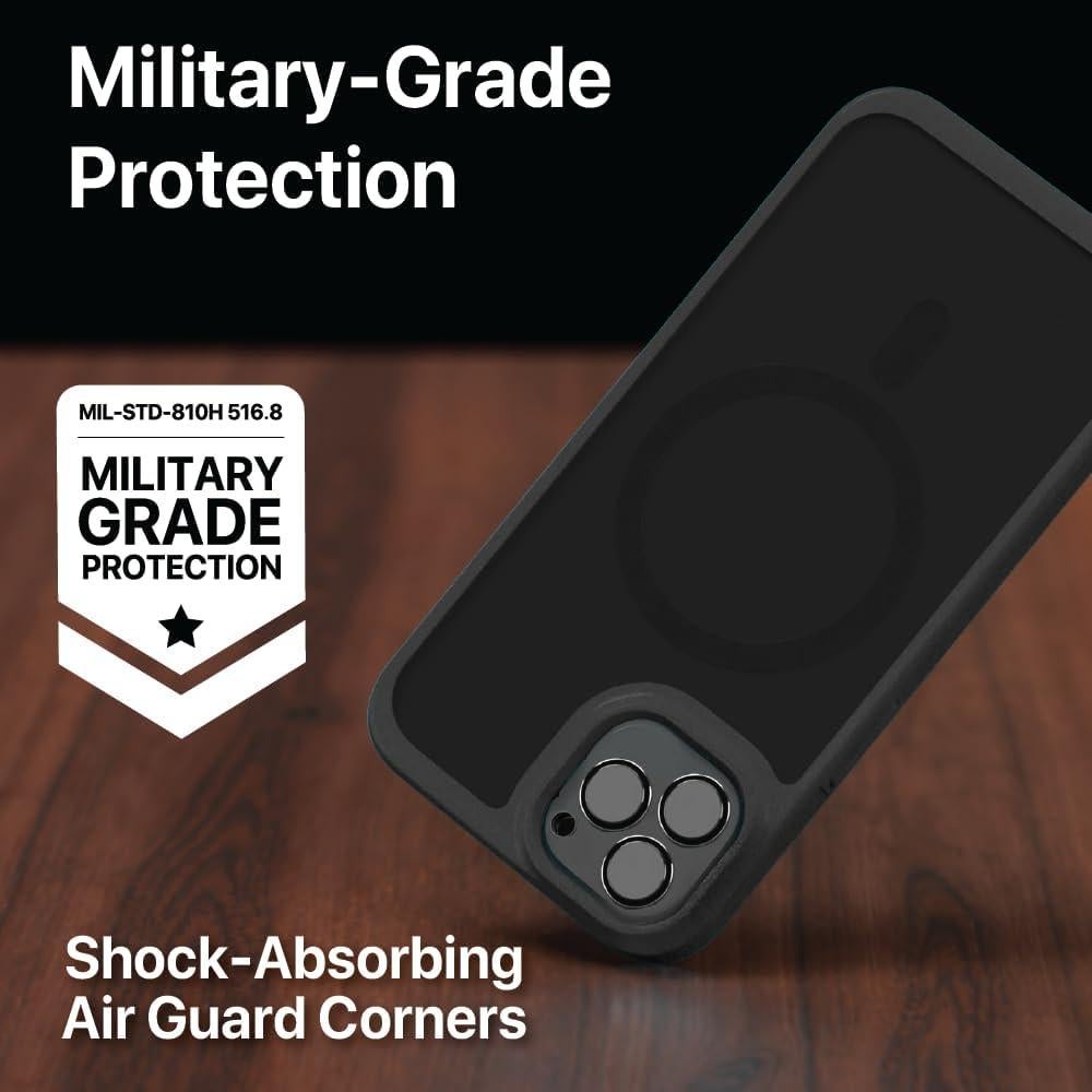 Funda BLACK+DECKER para iPhone 14, Protección Militar, Negro