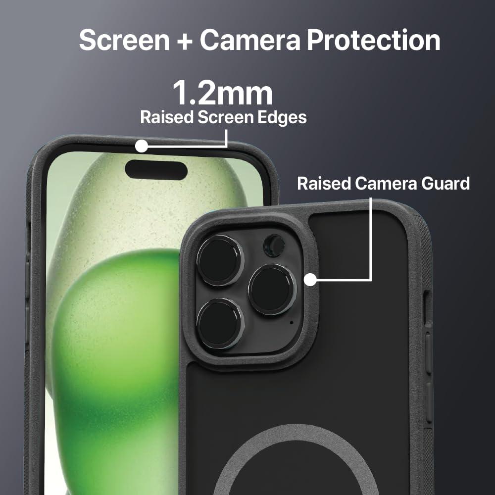 Funda BLACK+DECKER para iPhone 14, Protección Militar, Negro