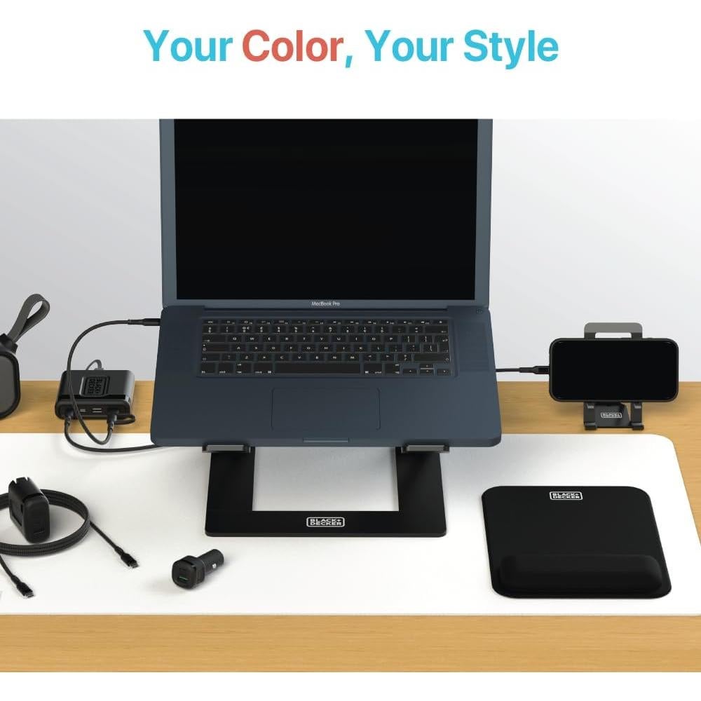 Funda BLACK+DECKER para iPhone 14, Protección Militar, Negro