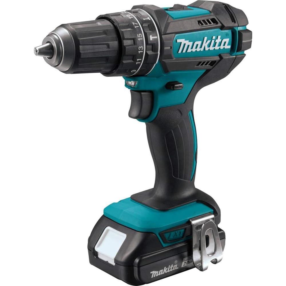 Taladro Martillo Inalámbrico Makita XPH10R 18V 2Ah 1/2"