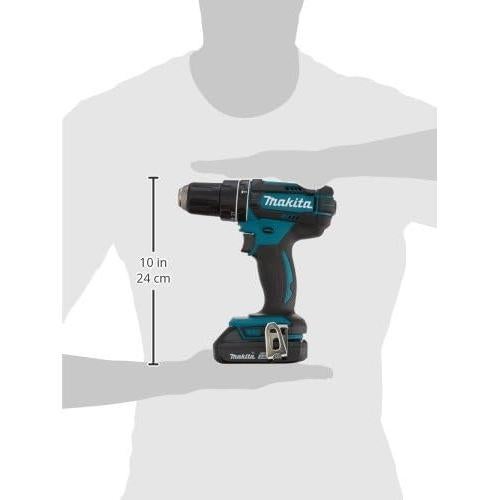 Taladro Martillo Inalámbrico Makita XPH10R 18V 2Ah 1/2"