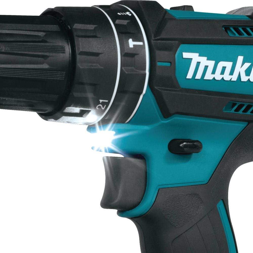 Taladro Martillo Inalámbrico Makita XPH10R 18V 2Ah 1/2"