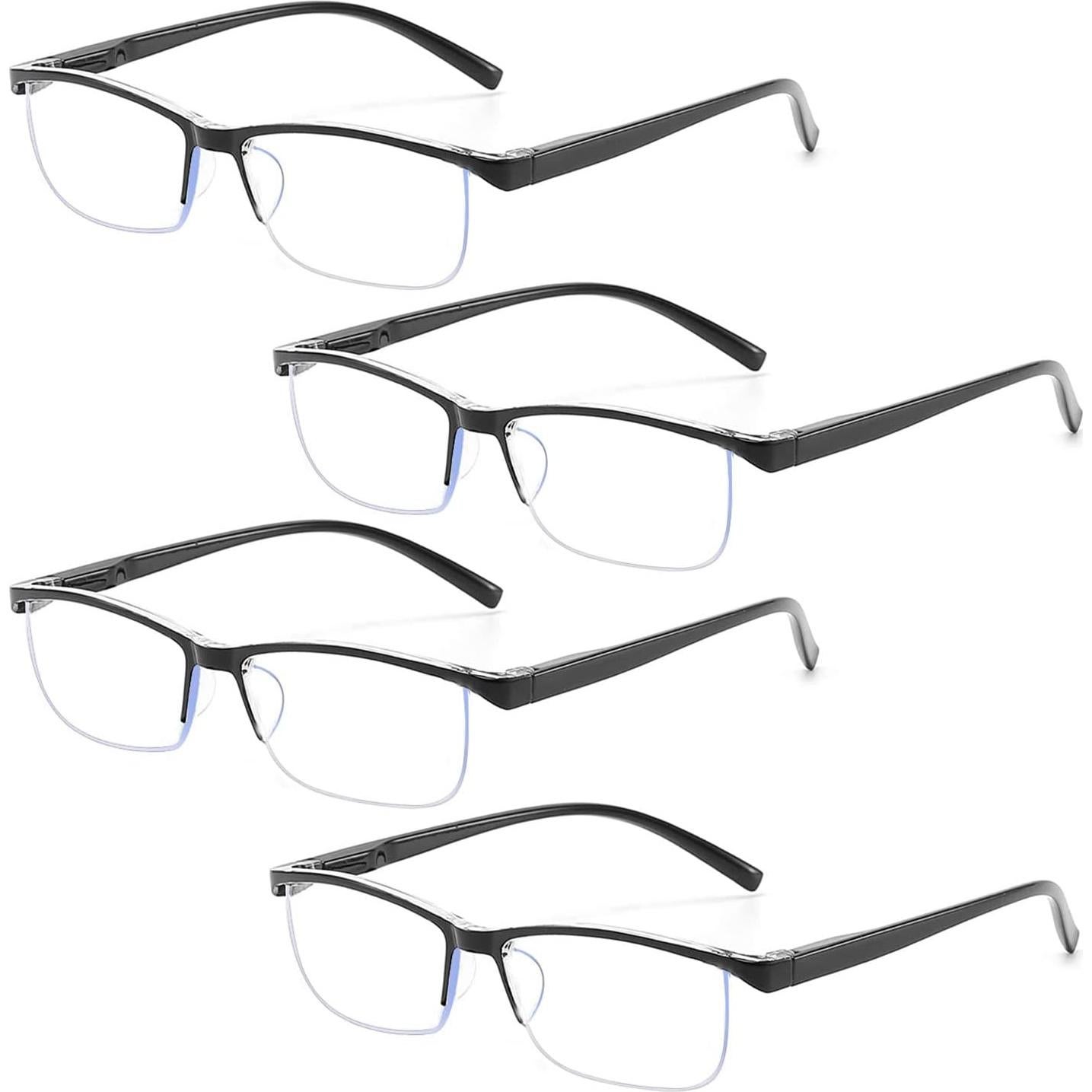 Gafas de Lectura Outray 4 Paquete con Bloqueo Luz Azul UV400