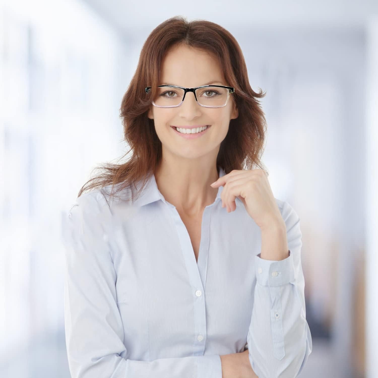 Gafas de Lectura Outray 4 Paquete con Bloqueo Luz Azul UV400