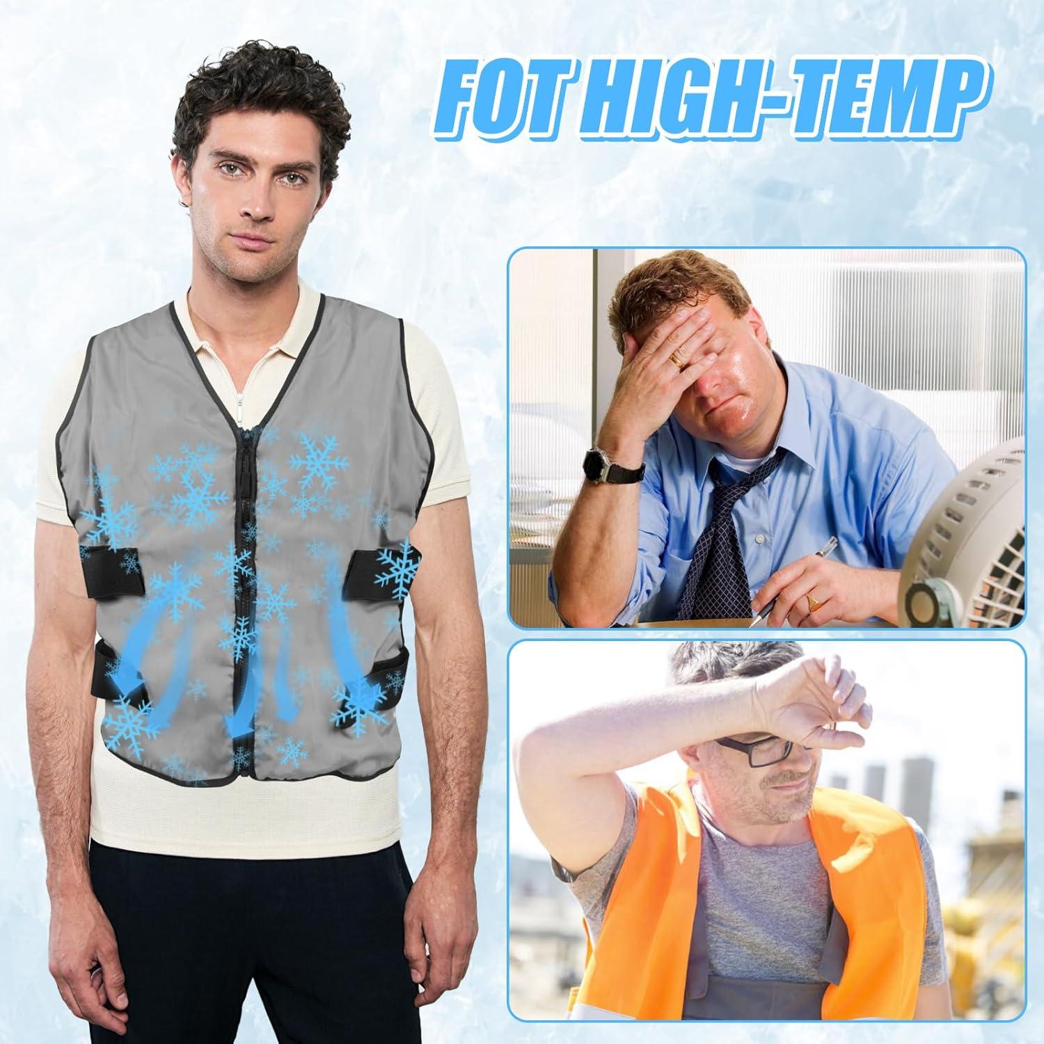 Chaleco de Enfriamiento WORLD-BIO Unisex Ajustable 84 Celdas