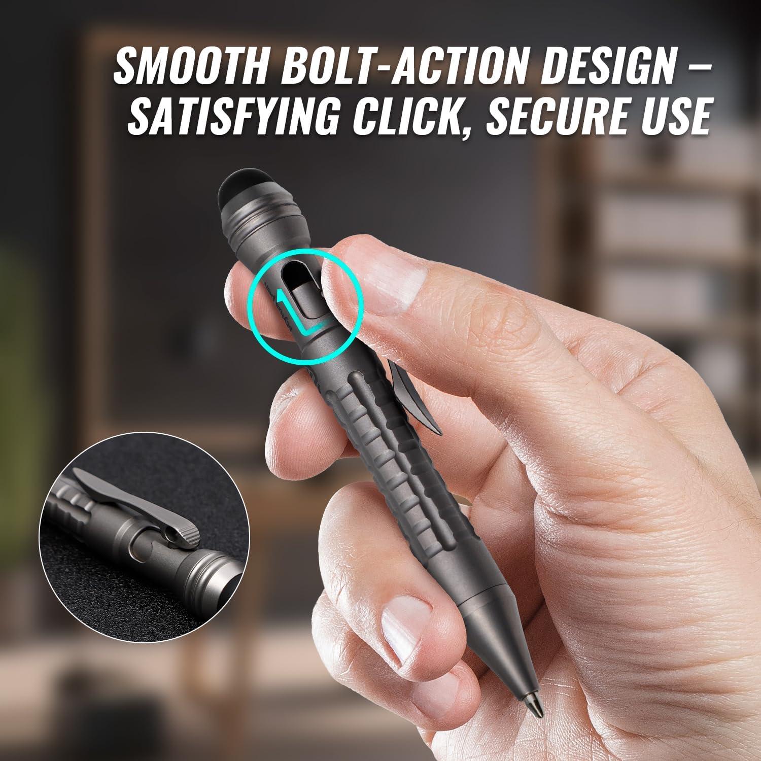 Bolígrafo Mini TACRAY de Titanio con Stylus y Recarga LAMY