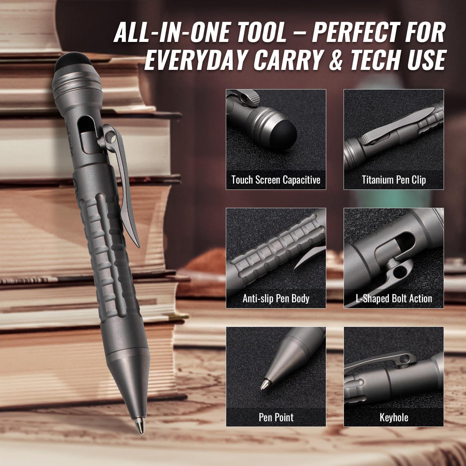 Bolígrafo Mini TACRAY de Titanio con Stylus y Recarga LAMY