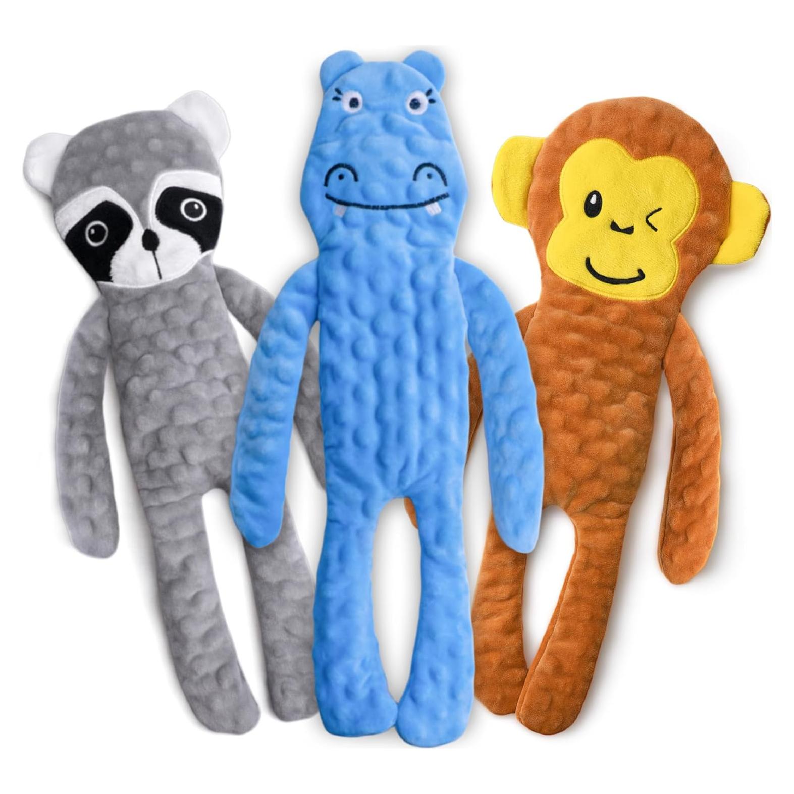 Juguete Interactivo para Perros SHARLOVY Sin Relleno 3 Paquete